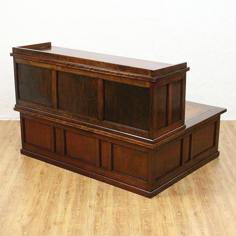 上置き付き座机 和風 大正昭和頃 幅121cm ヴィンテージ