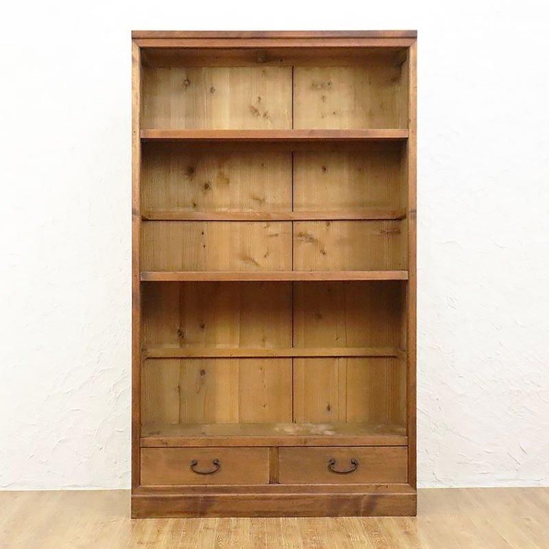 キャビネット 水屋箪笥 モールガラス入り 大正昭和 和モダン