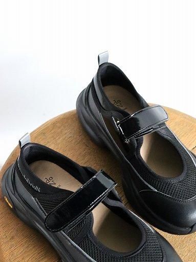 RHODOLIRION Mary Jane Sneaker / Black