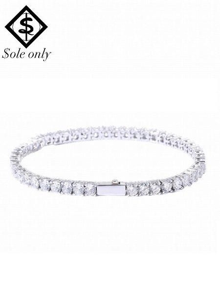 Sole Only(ソールオンリー)】Tennis Chain Bracelet (テニス チェーン