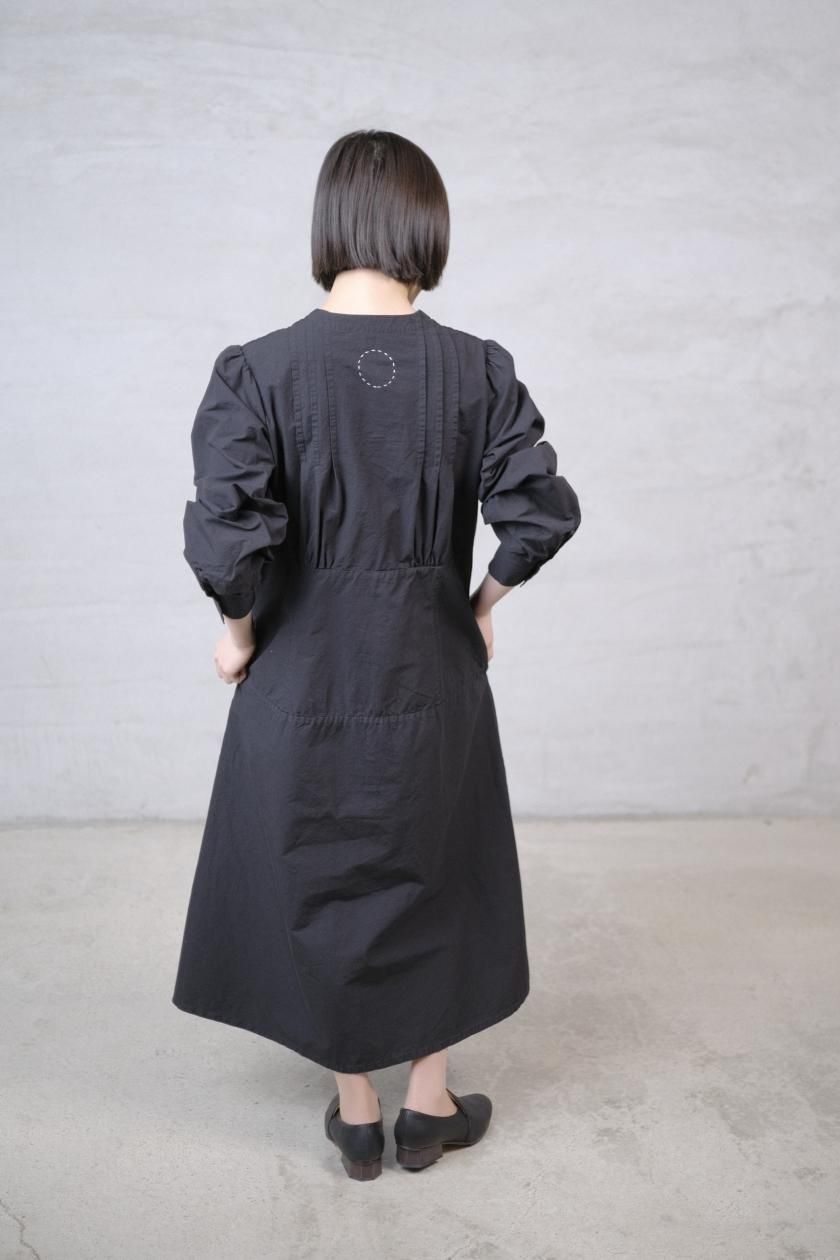 COSMIC WONDER Cotton linen classic broadcloth 1920's work dress