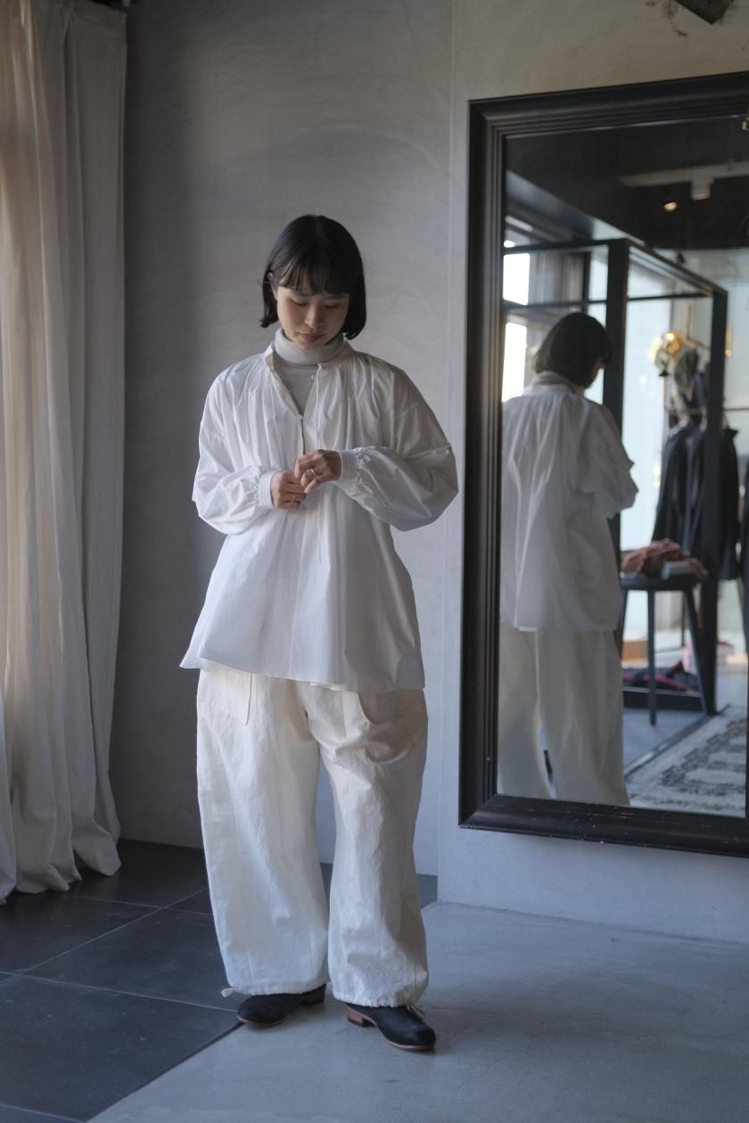 SP | SUVIN COTTON ショートスモックブラウス - c a b i n e t