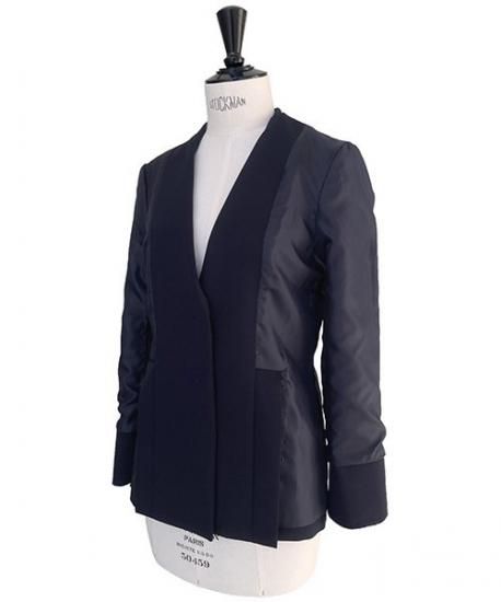 洗える/ストレッチ】楽ちんベーシックスーツスリットヘムテーラード