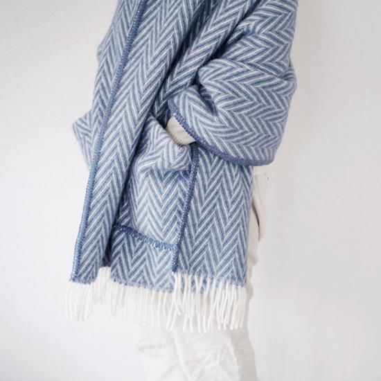 ポケットショール「IIDA/イイダ」3色【200x60cm】羽織っておしゃれ