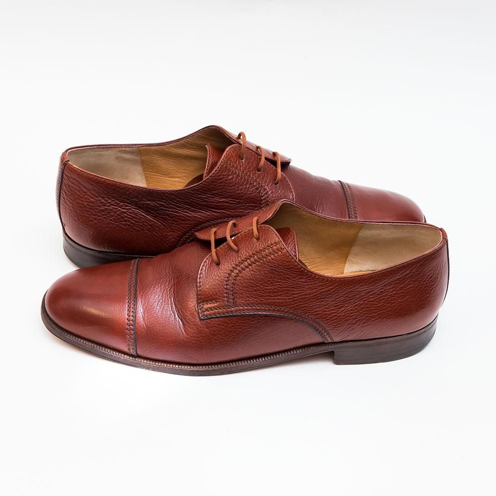 タニノクリスチー 外羽根 グレインレザー ブラウン サイズ7 - 中古革靴