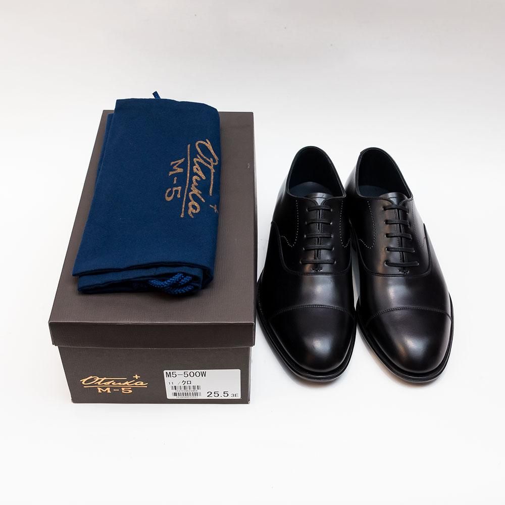 大塚製靴 Otsuka+ M5 ストレートチップ 500W サイズ25.5 - 中古革靴