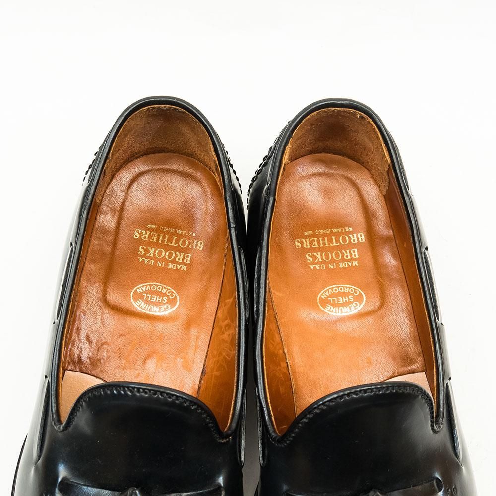 オールデン 34380 タッセルローファー ブラック コードバンブルックス