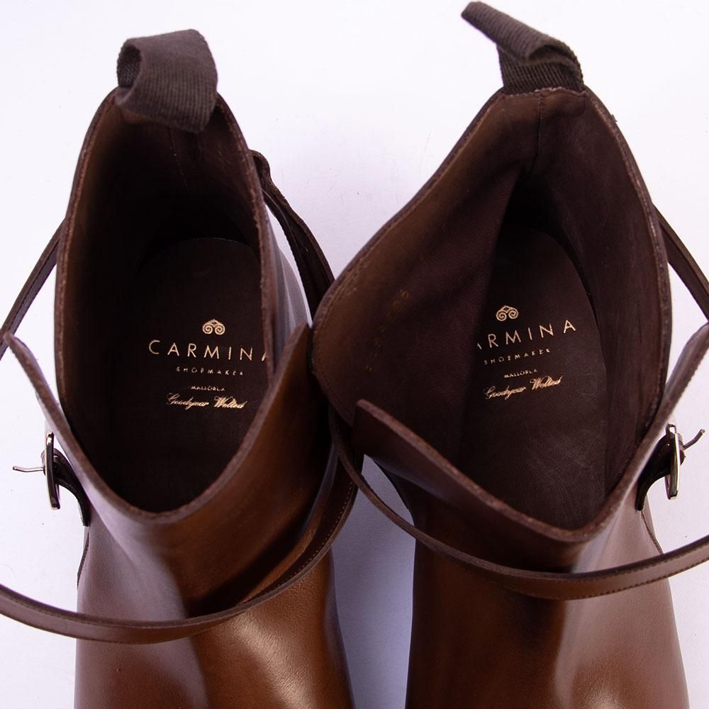 カルミナ 80106 ジョッパーブーツ ブラウン サイズ9 - 中古革靴販売