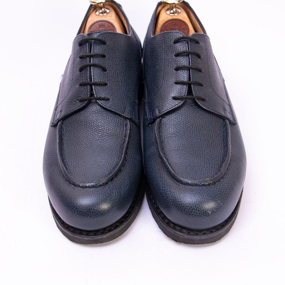 パラブーツ CHAMBORD(シャンボード)ドレスライン Uチップ ブルー