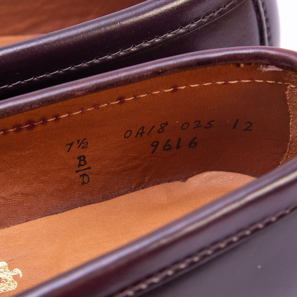 オールデン 9616 コインローファー コードバン バーガンディ