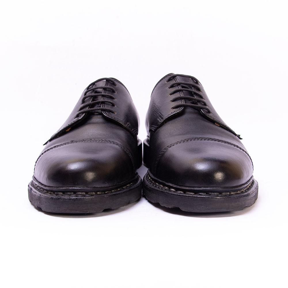 パラブーツ AZAY(アゼイ)外羽根ストレートチップ ブラック リスレザー