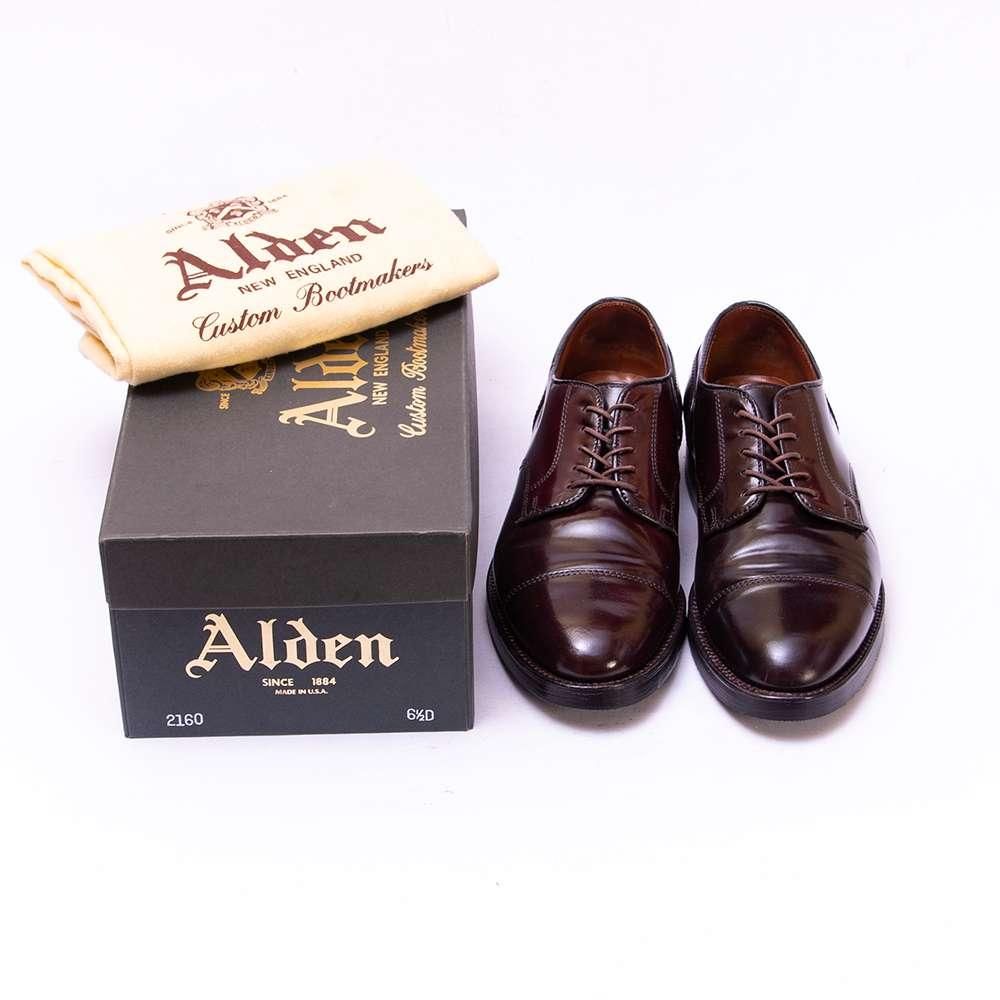 オールデン 2160 外羽根 ストレートチップ バーガンディ コードバン