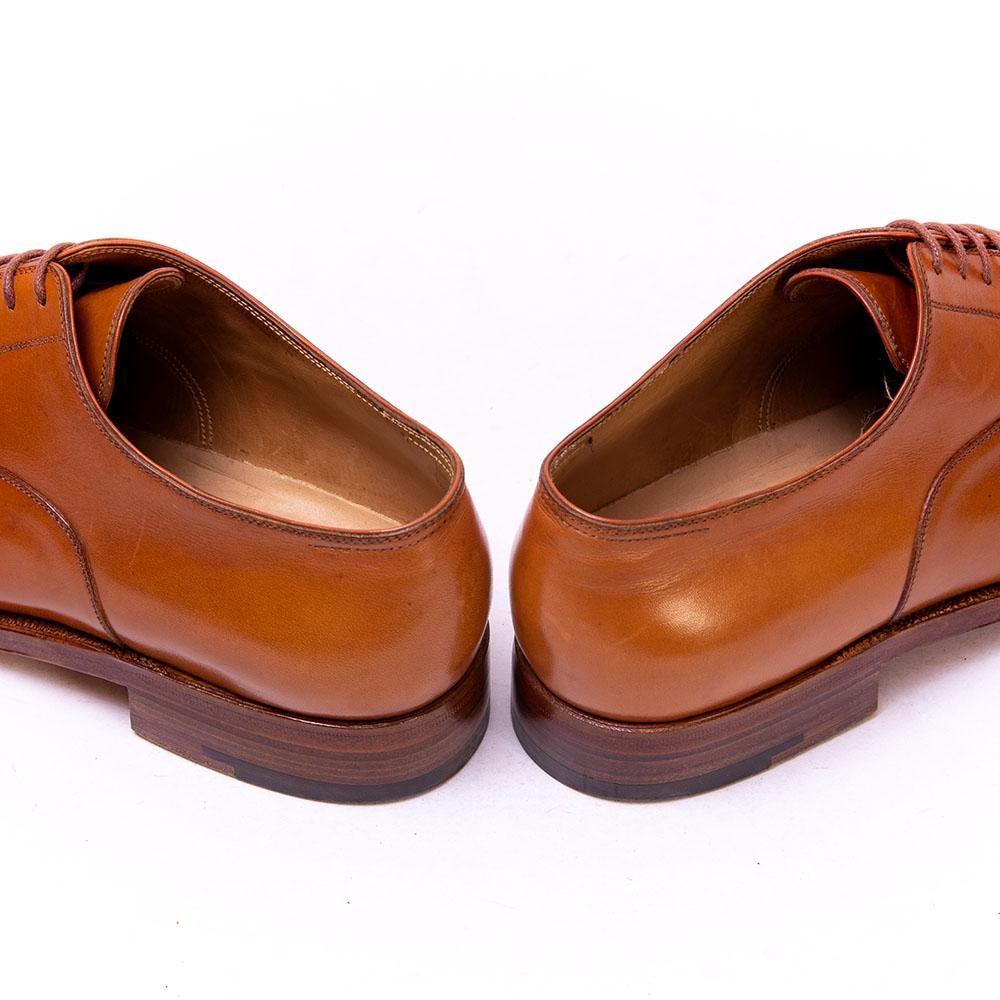 ボノーラ パンチドキャップトゥ ライトブラウン シームレスヒール