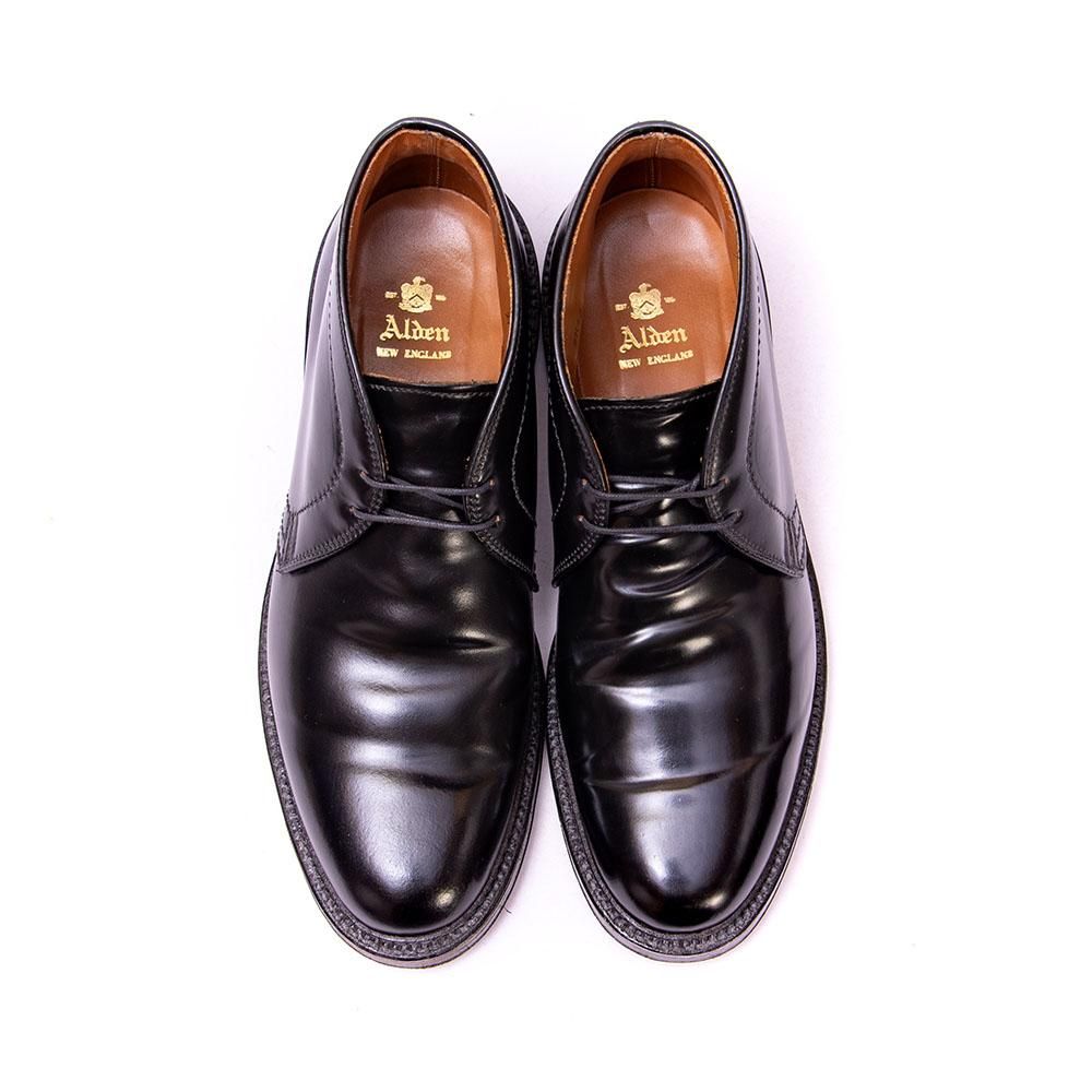 オールデン 1340 チャッカブーツ ブラック コードバン サイズ8D - 中古