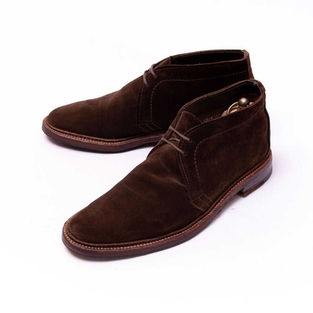 オールデン 1492 チャッカブーツ アンラインド ダークブラウン