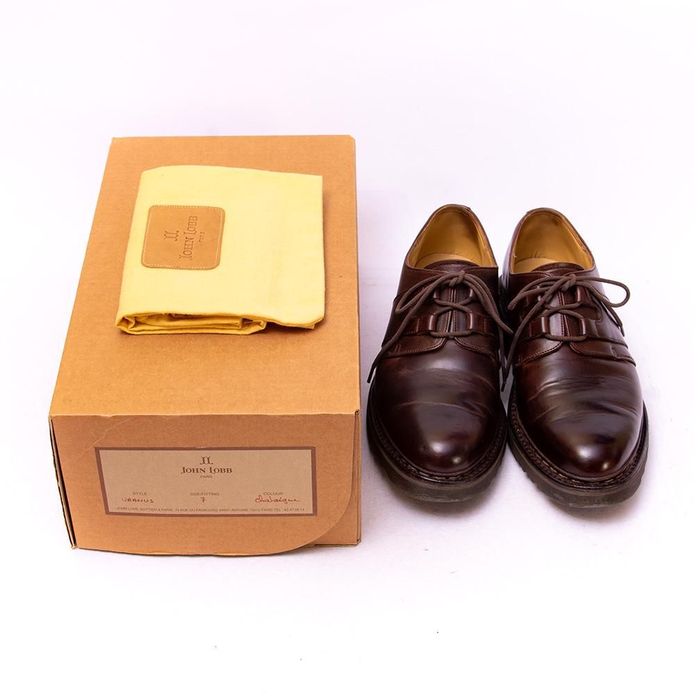 ジョンロブ URANUS(ウラヌス)ギリーシューズ ダークブラウン コテージ