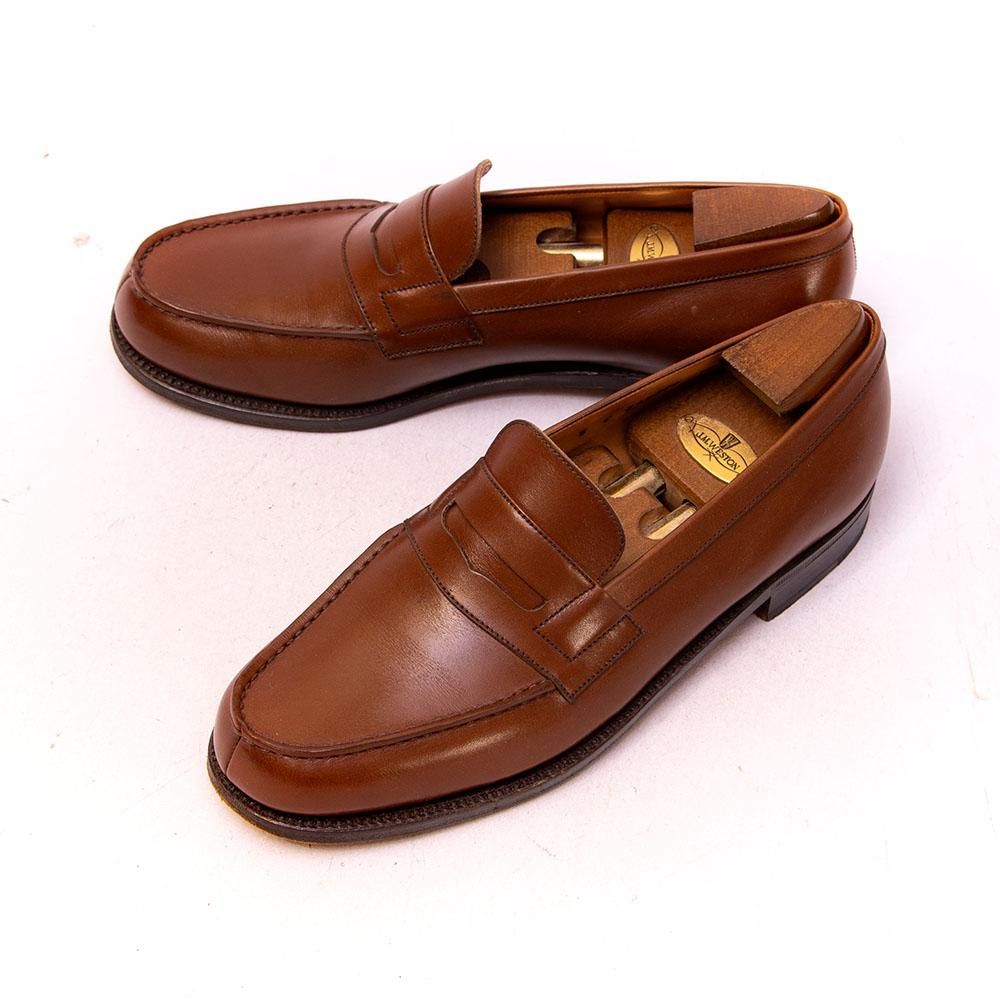 ジェイエムウエストン 180 シグニチャーローファー タン ブラウン 旧