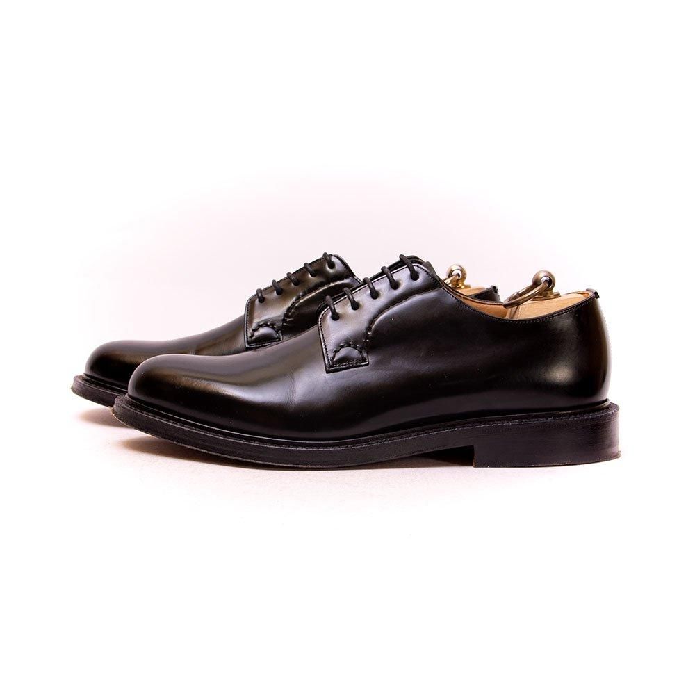 チャーチ SHANNON(シャノン) プレーントゥ ブラック ポリッシュド