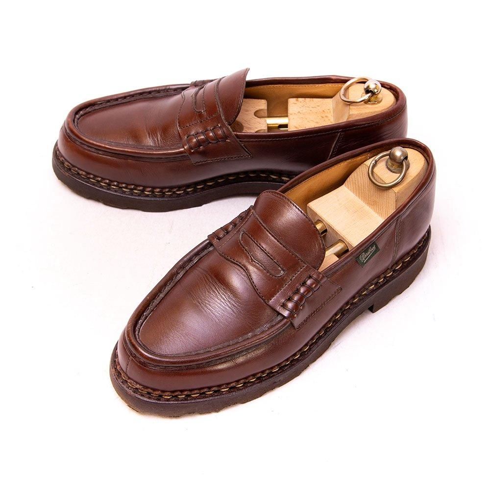 パラブーツ REIMS(ランス) コインローファー カフェ ダークブラウン