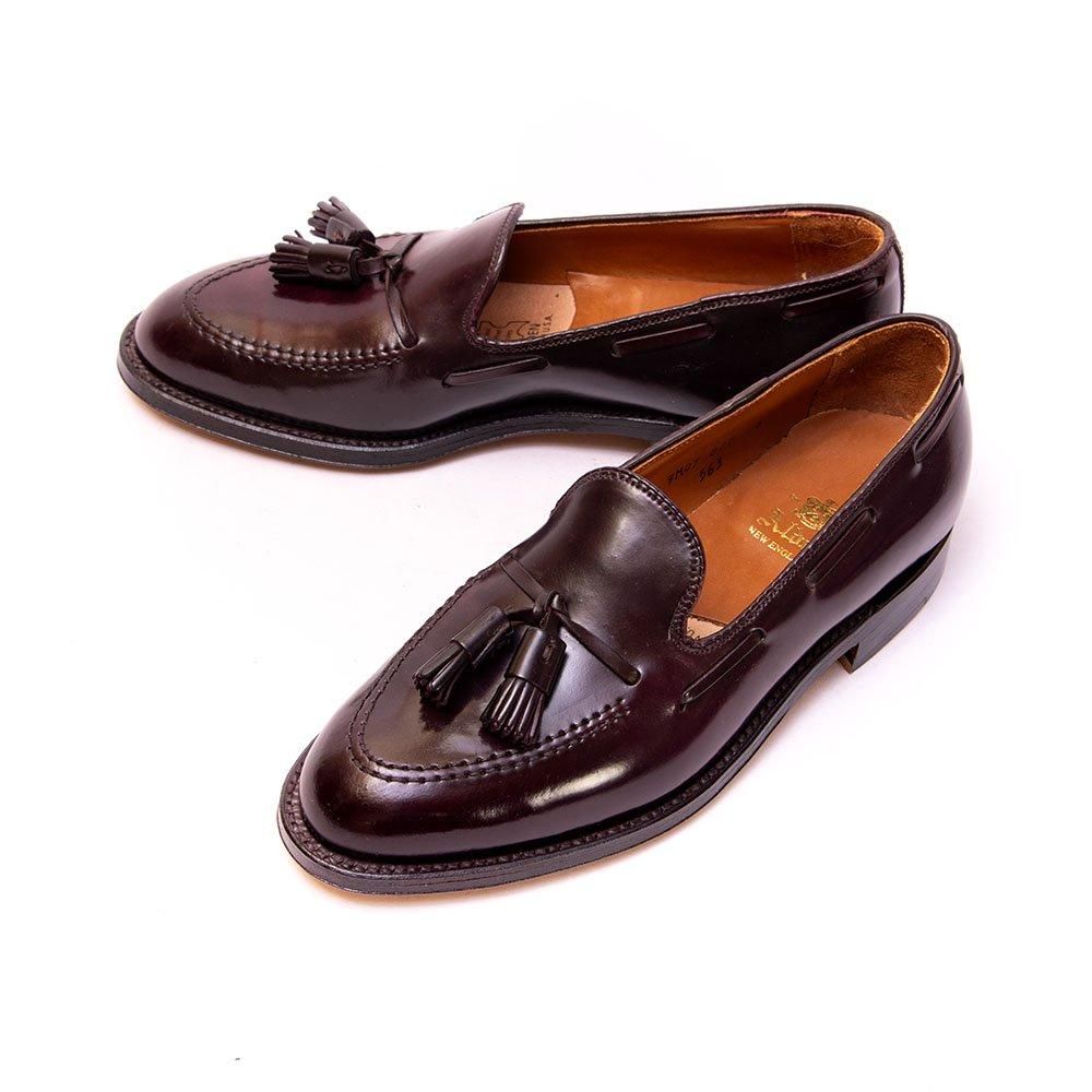 オールデン 563 タッセルローファー コードバン バーガンディ サイズ7D