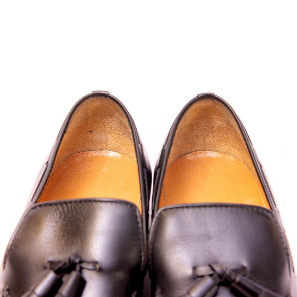 タニノクリスチー タッセルローファー ブラック サイズ5.5 - 中古革靴