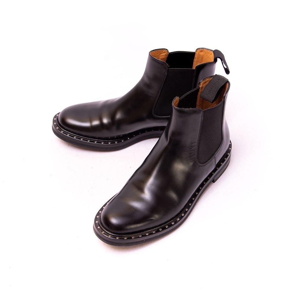 チャーチ NIRAH2 サイドゴアブーツ ブラック メット ロイスカーフ