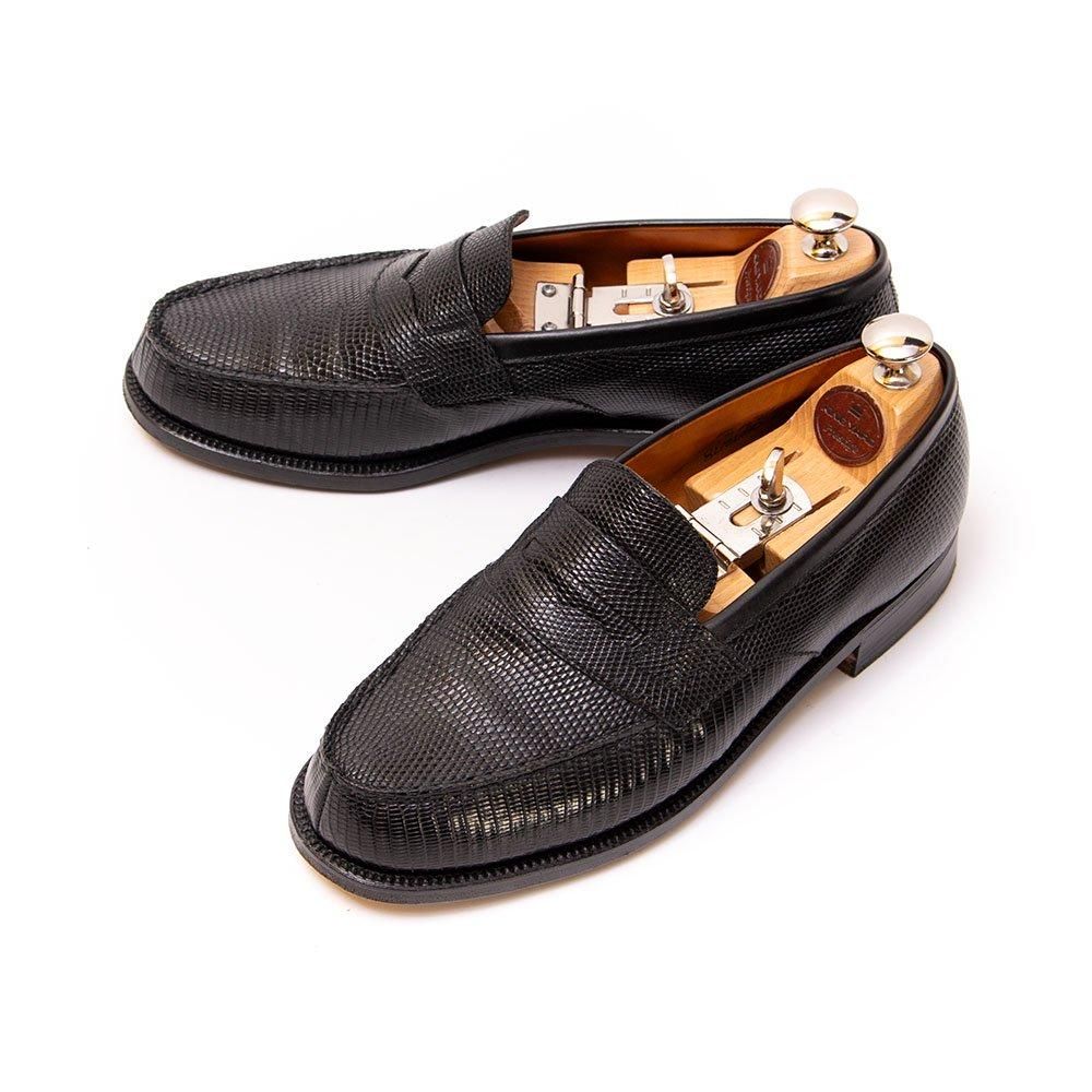 ジェイエムウエストン 180 シグニチャーローファー ブラック リザード