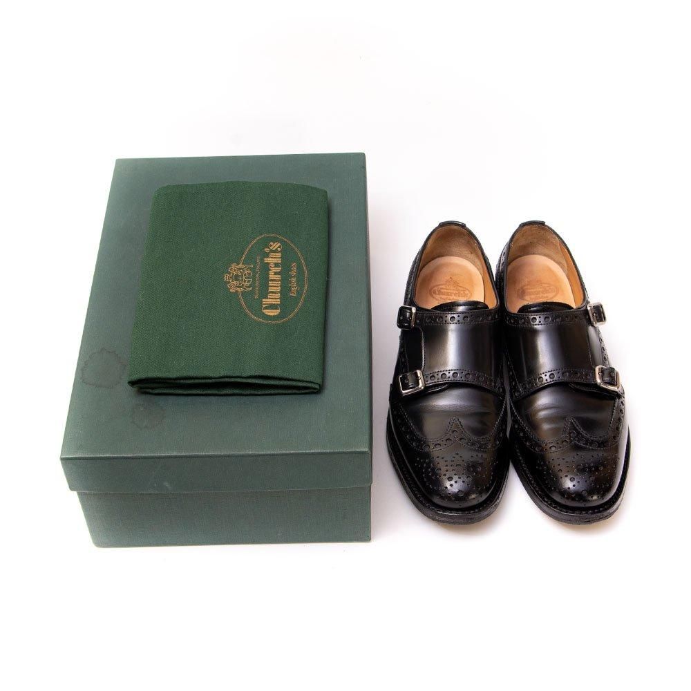 チャーチ LANA(ラナ) ダブルモンク ウイングチップ ブラック