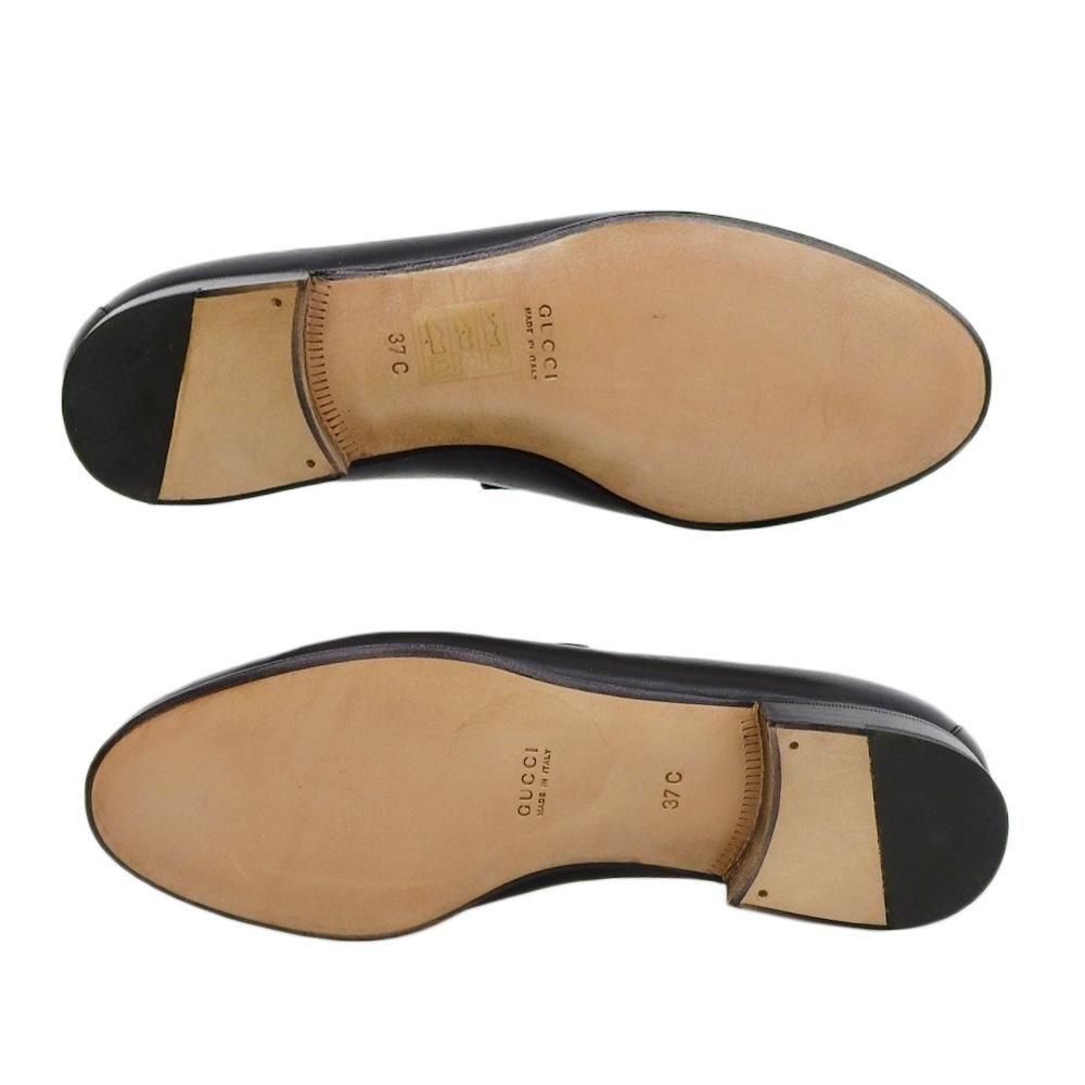 グッチ ホースビットローファー ブラック レディース サイズ37C - 中古