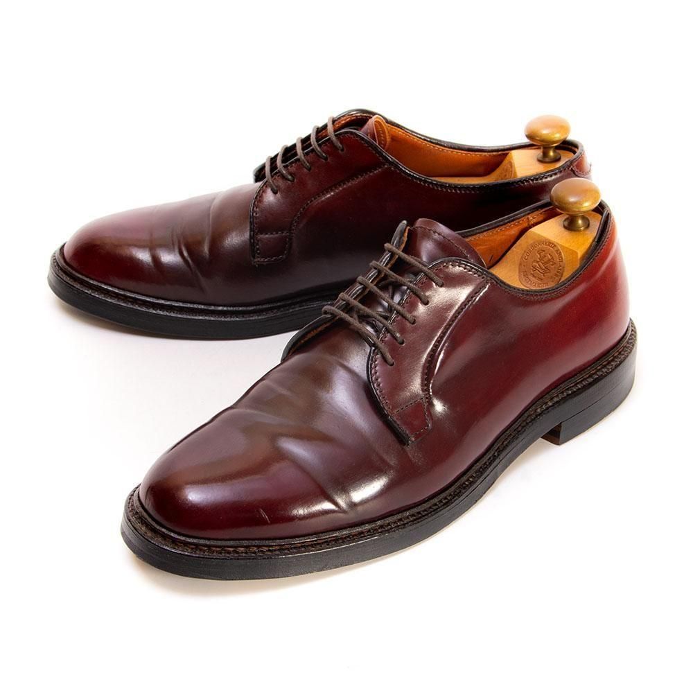 オールデン 990 プレーントゥ コードバン バーガンディ サイズ7D