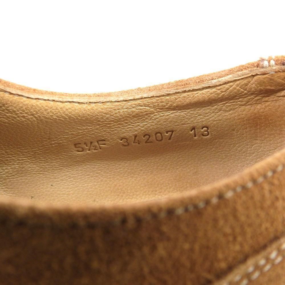 パラブーツ CHAMBORD(シャンボード)Uチップ ブラウン スエード ドレス