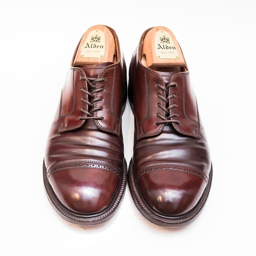 オールデン パンチドキャップトゥ コードバン バーガンディ5620 サイズ