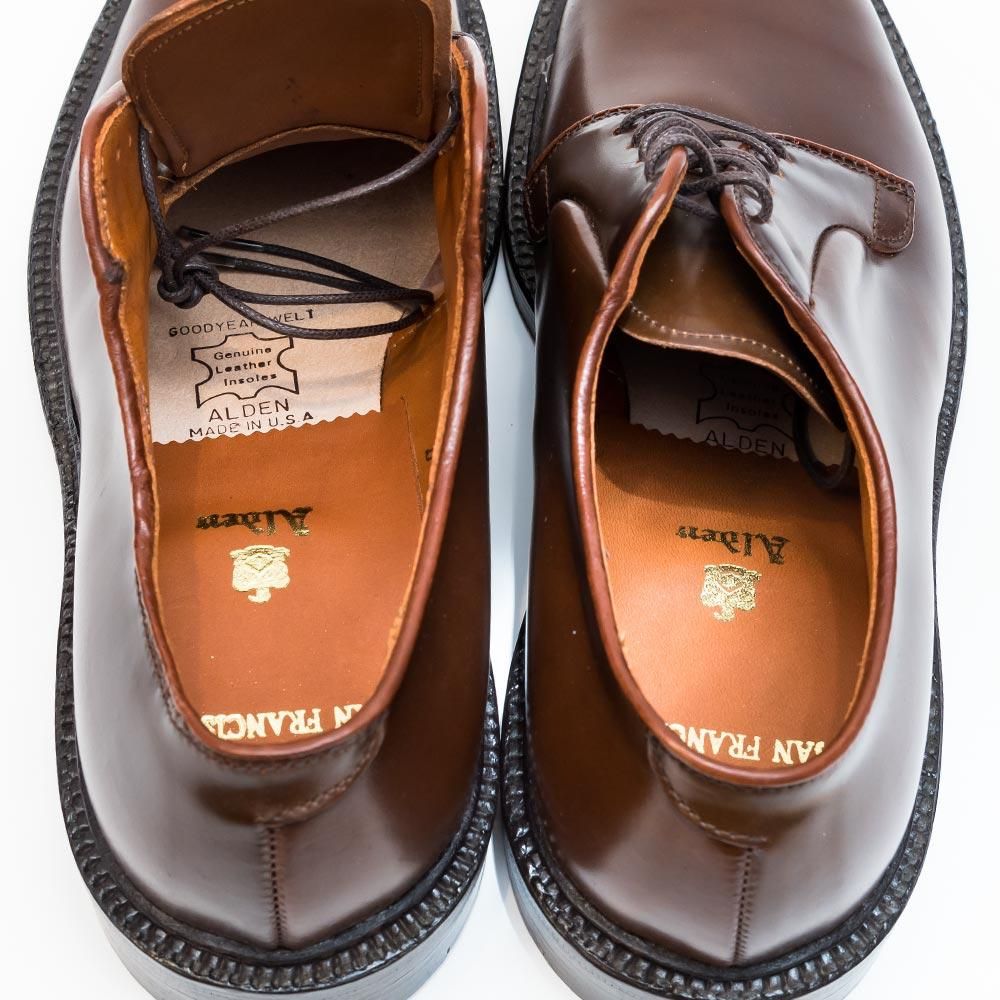 オールデン 9900 ラベロ コードバン プレーントゥ サイズ7D - 中古革靴