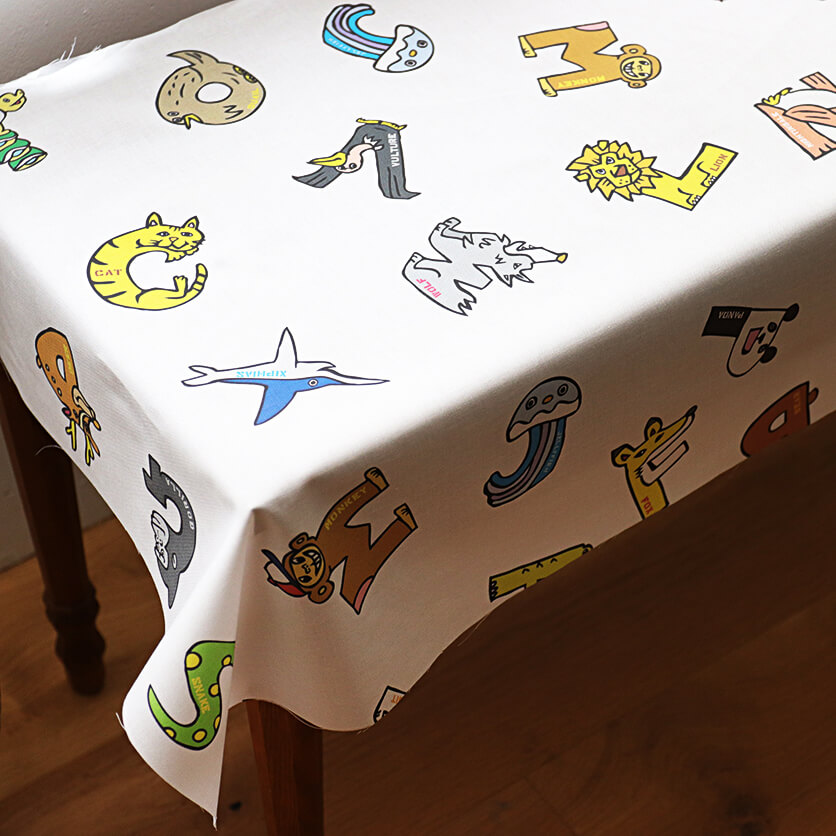 アニファベットのなかまたち - 生地と型紙の通販サイト：nunocoto fabric