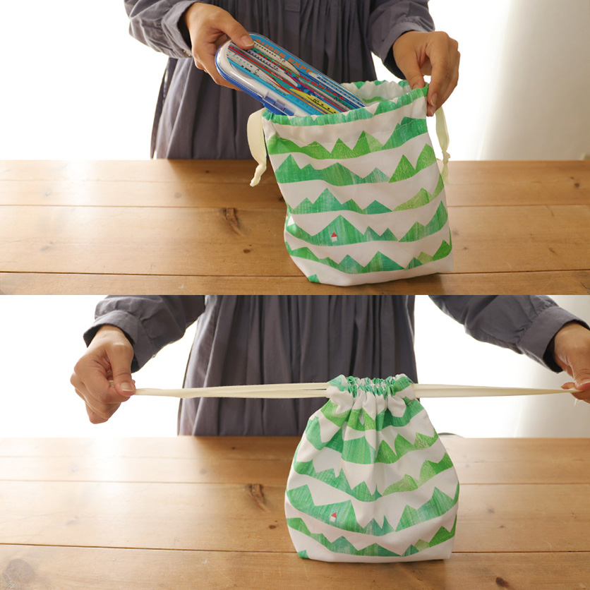 入園・入学グッズ手作りキット（6点セット）bottele／ブルー×レッド