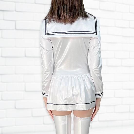 オリジナル】 スーパーウェット 長袖セーラーレオタード (全3色