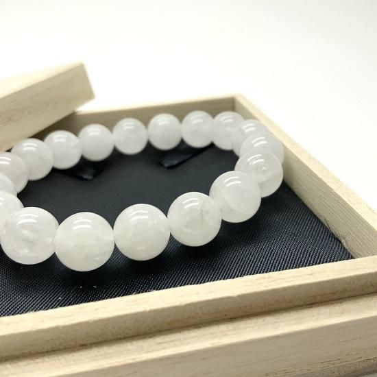 乙女鉱山水晶 ブレスレット 10mm玉 】 乙女水晶 国産 山梨県 乙女鉱山