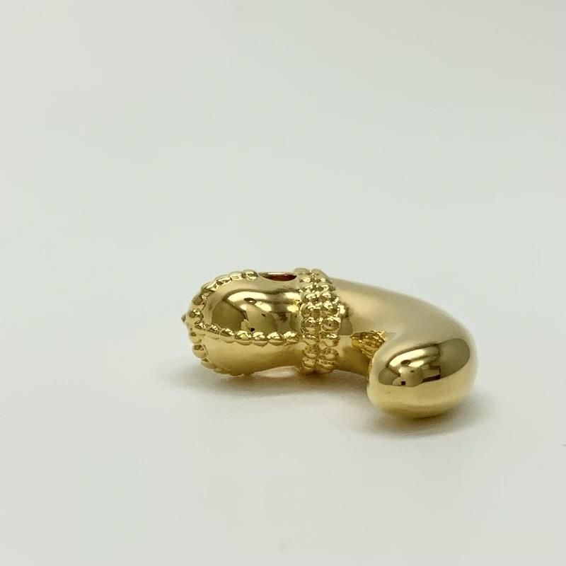 古墳勾玉 車駕之古址古墳出土型 (18kgf/中空) 】 黄金 ゴールド 魔除け