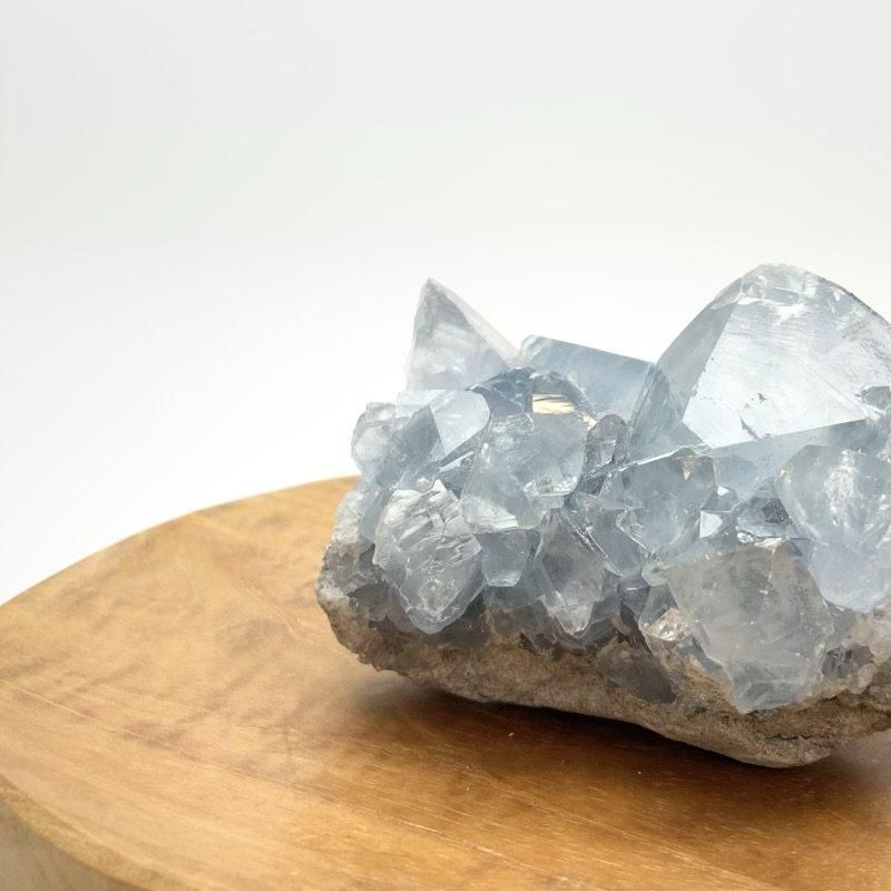 セレスタイト クラスター 】 天青石 癒し ヒーリング 水色