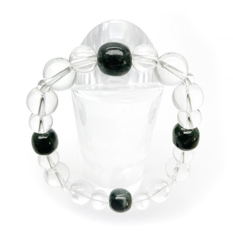 糸魚川翡翠×水晶 ブレスレット 】 | めのうの店川島【公式通販】創業