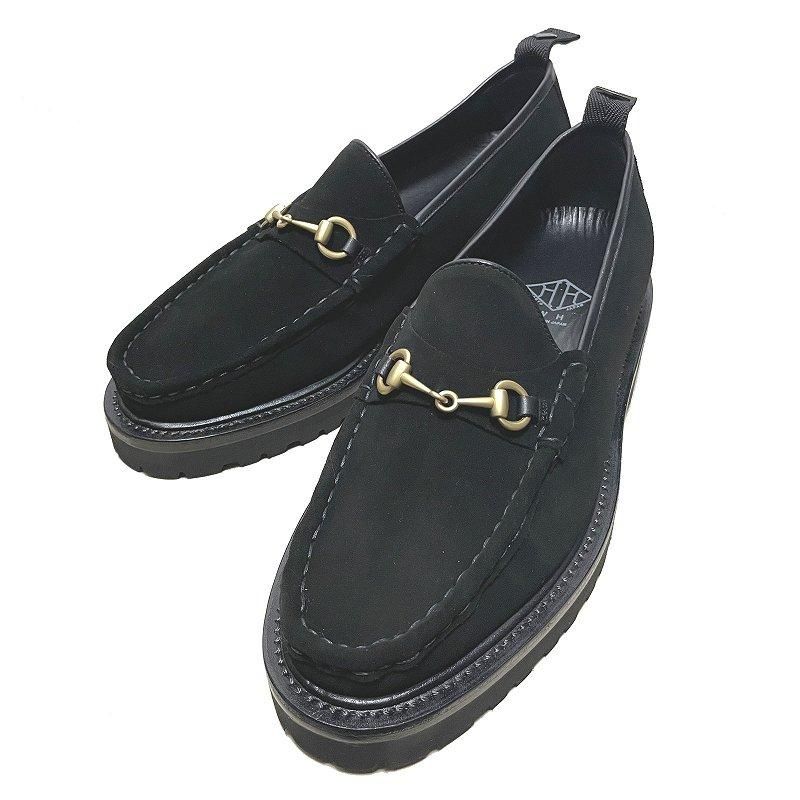 WH ダブルエイチ WHS-5800S ビブラムソール 厚底 スウェード ビット