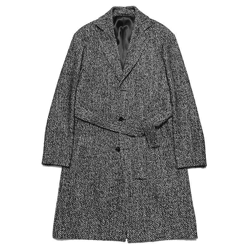 T-JACKET ティージャケット メンズ コート / ヘリンボーン シングル