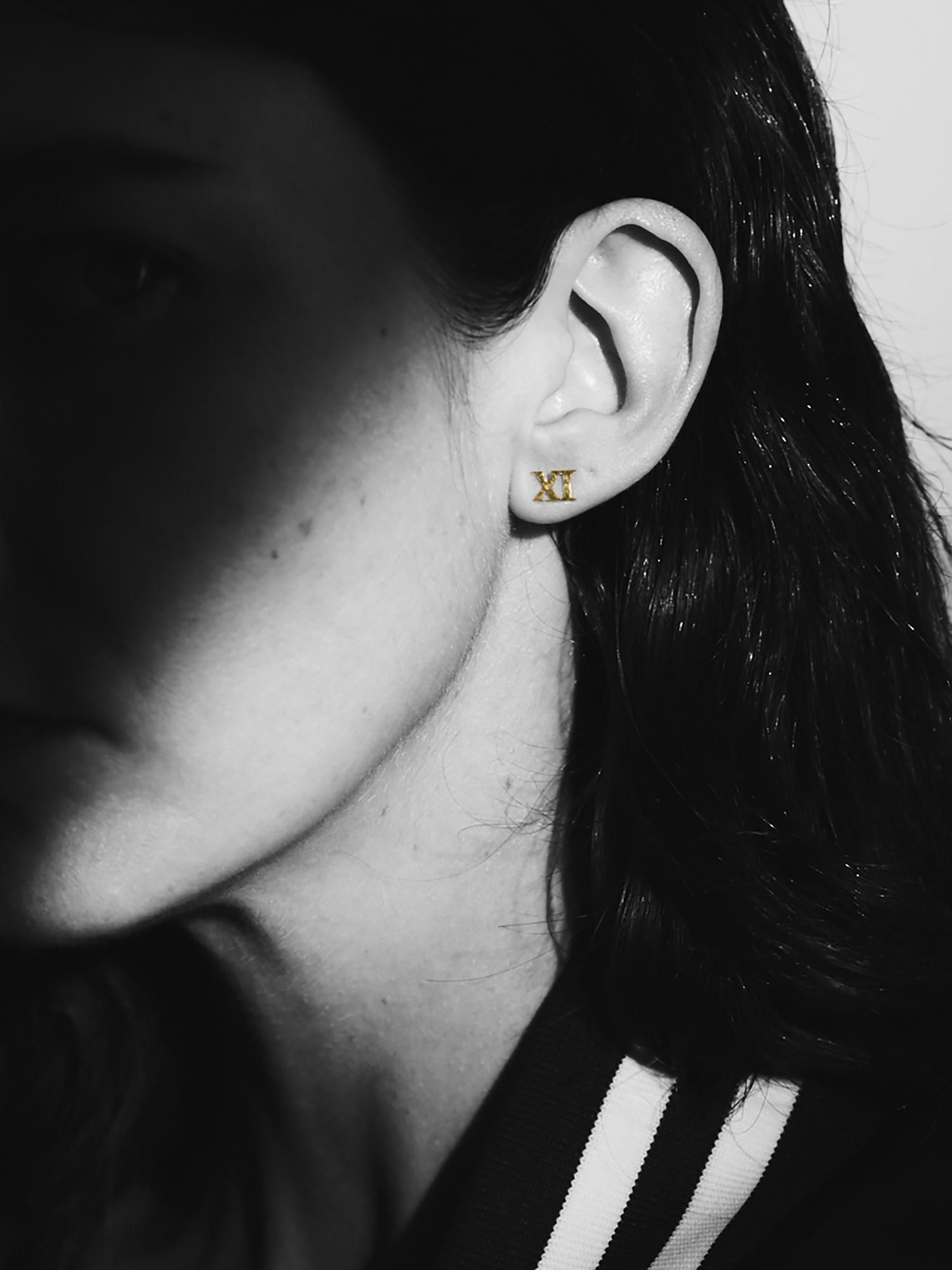 HELIOS / Roman Number earring / Ⅰ. Ⅱ. Ⅳ . Ⅴ. Ⅵ . Ⅸ - GIGI