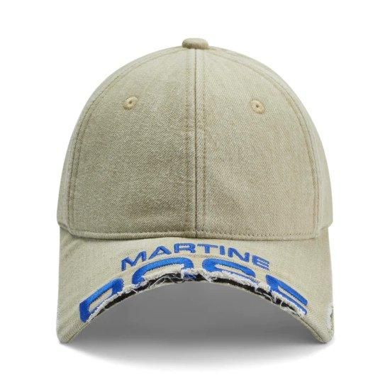 Martine Rose 【マーティンローズ】CUT PEAK CAP in CREAM(MRSS241130)