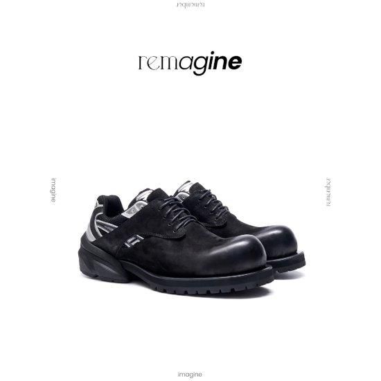 Remagine|リマジン - “STARTING BIGGER” HYBRID DERBY SHOES BLACK
