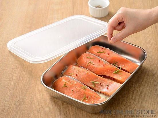 オークス】 ステンレス保存バット 【レイエ】 LES3236