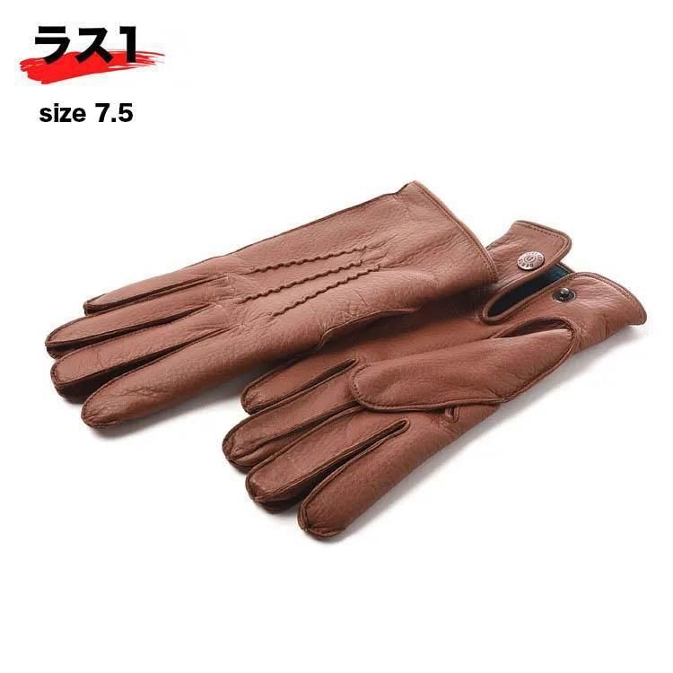 上質な鹿革グローブ】デンツ 15-1011 ディアスキン×カシミア HAVANA