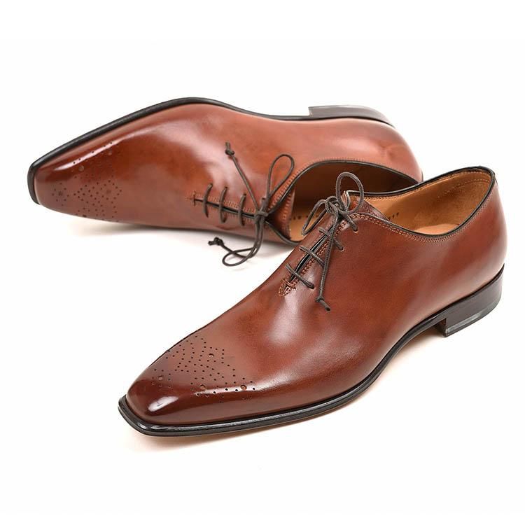 ステファノブランキーニ BS1094 VIT TRAD AVORIO ホールカット COGNAC