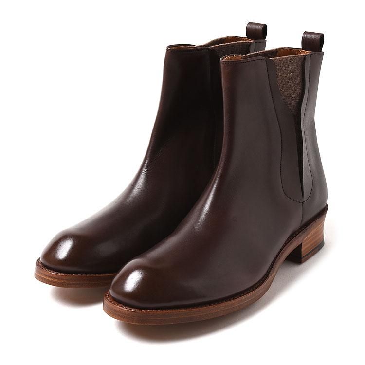 ショセ PC-5045 サイドゴアブーツ ダークブラウン (レディース) | 販売