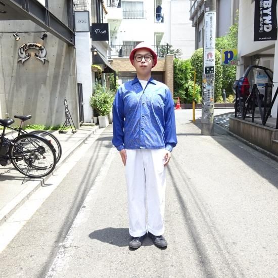 50年代製 Vintage コットン × レーヨン オープンカラーシャツ